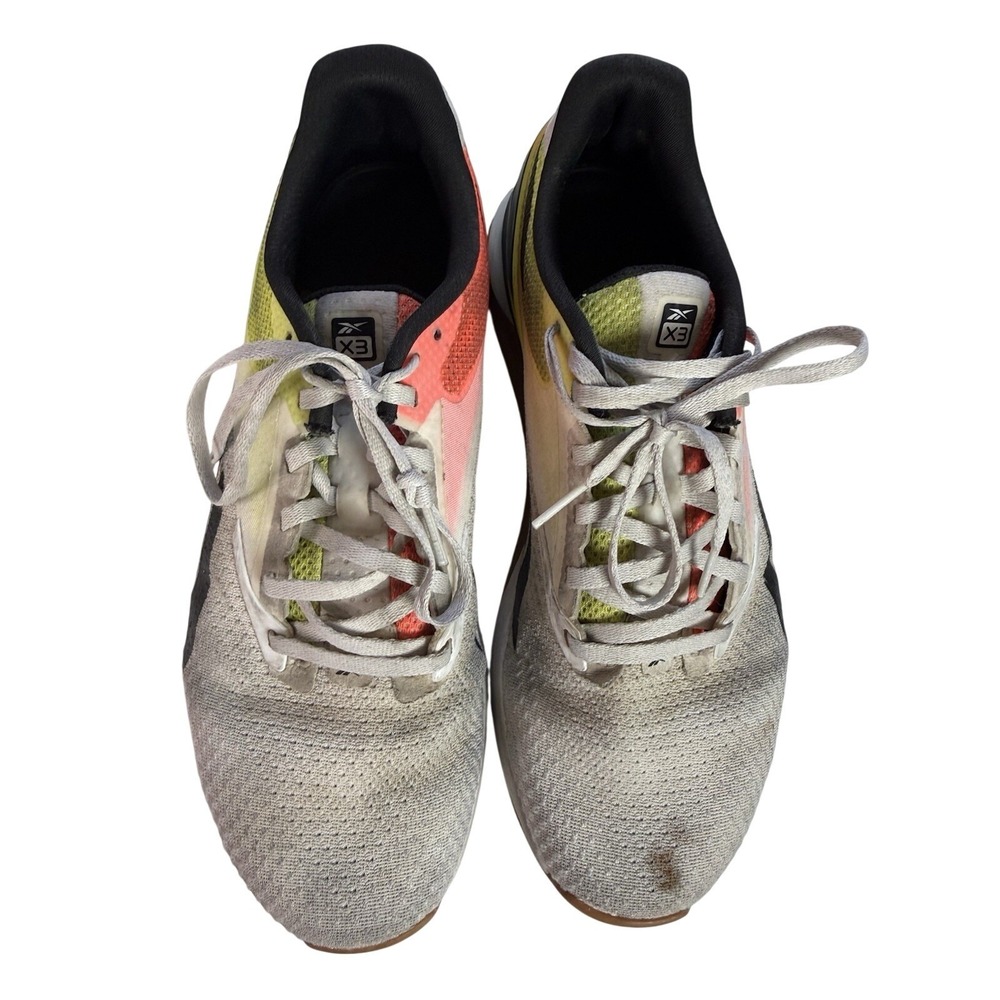 Reebok Men's Nano X3 White Running Shoes Sneakers Size 10.5‎